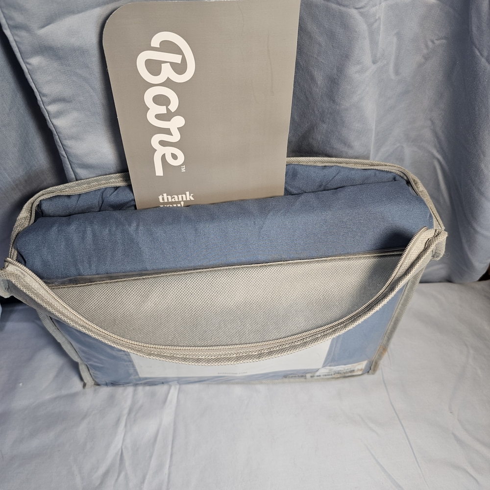 Sandwashed Sheet Set - Blue - Picture 3 of 3